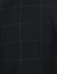 Tee-shirt noir à carreaux IKKS BETTER Homme-4