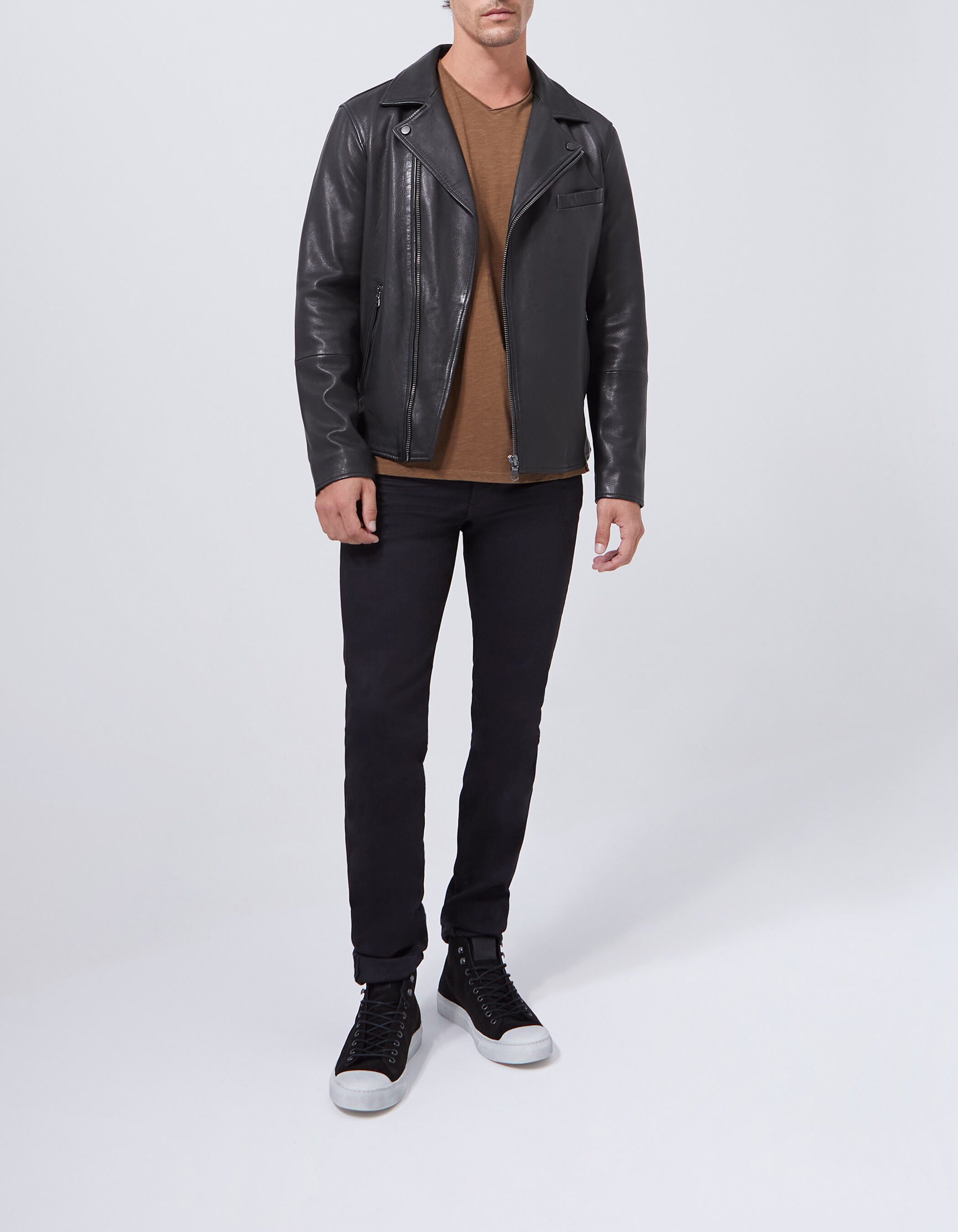 Veste cuir homme ikks sales