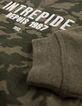 Sudadera caqui camuflaje mensaje bordado bebé niño-8