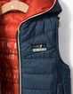 Anorak reversible índigo y naranja niño -7