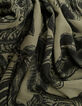 Khaki long sleeve dress LENZING™ ECOVERO™ maxi jungle Women-6