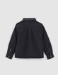 Chaqueta reversible nailon navy terciopelo ice blue ni&ntilde;o-3
