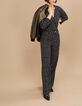 Mono negro estampado florecitas I.Code-4