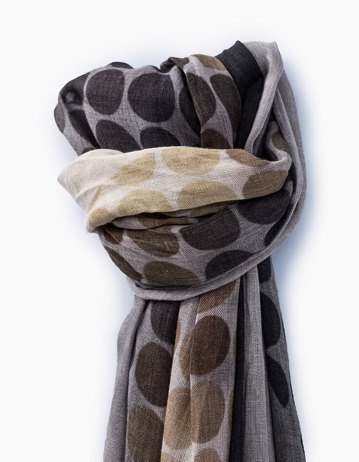 Men’s black Mona Lisa-feel scarf-3 Men’s black Mona Lisa-feel scarf-3