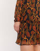 Robe en voile imprimé fleur des sables femme-4