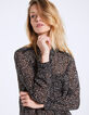 Women's minimalist print viscose shirt-5