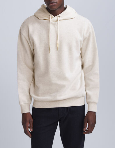 Sweat coloris naturel en molleton biface Homme - IKKS