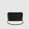 Bolso 111 TORINO cuero negro trenzado damero mujer - IKKS image number 9