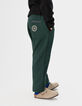 Jogging verde bolsillo bimaterial niño-3
