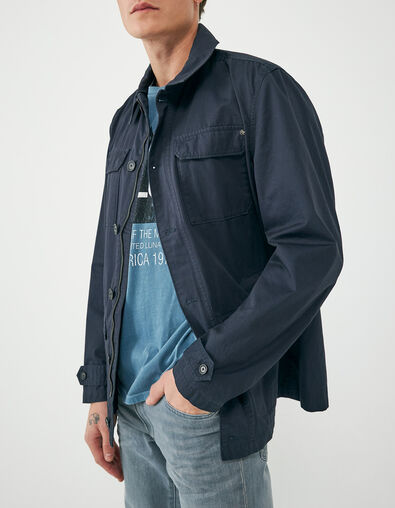Veste saharienne marine Homme - IKKS