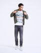 Men's white Burning Man T-shirt-6