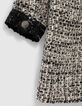 Robe chemise écrue façon tweed mini me fille-7