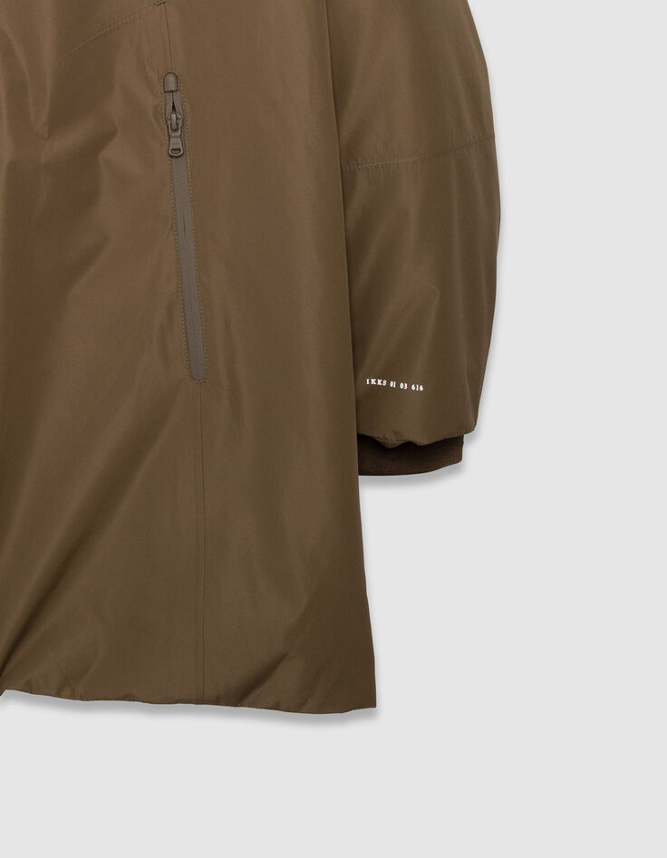 Beige parka WATERPROOF BREATHABLE doorstikt Heren-9 Beige parka WATERPROOF BREATHABLE doorstikt Heren-9