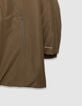 Beige parka WATERPROOF BREATHABLE doorstikt Heren-9 Beige parka WATERPROOF BREATHABLE doorstikt Heren-9