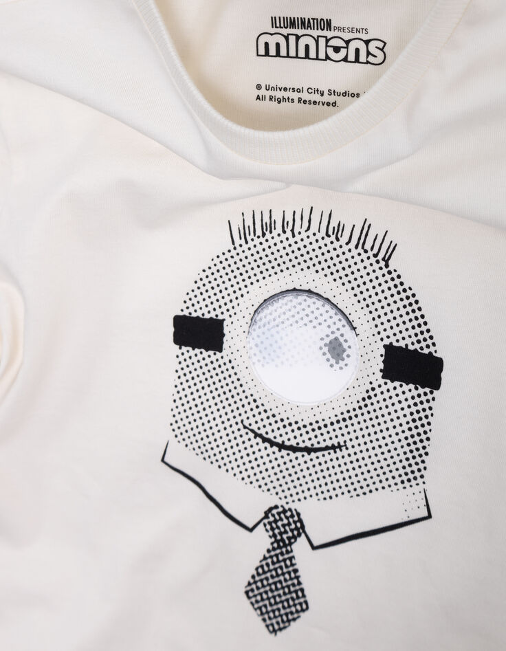 Unbleached organic cotton T-shirt Carl MINIONS boy-3 Unbleached organic cotton T-shirt Carl MINIONS boy-3