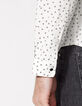 Men’s off white mini peace & love SLIM shirt-5