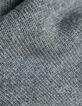 Robe pull grise tricot torsades placées Femme-8 Robe pull grise tricot torsades placées Femme-8
