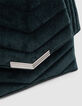 Women's THE 1. VELVET green quilted velvet bag Size M-4 Women's THE 1. VELVET green quilted velvet bag Size M-4
