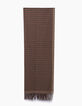 Pañuelo beige y marrón de cuadros Hombre-2