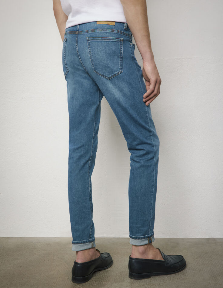 Stormblauwe SKINNY jeans Heren-3