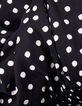 Schwarzes LENZING&trade; ECOVERO&trade; Kleid mit Polka-Dot-Print f&uuml;r -7