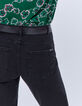 Zwart slim jeans sculpt up bloemenborduursels Dames-5