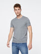 Men’s slate grey circuit-print T-shirt-2