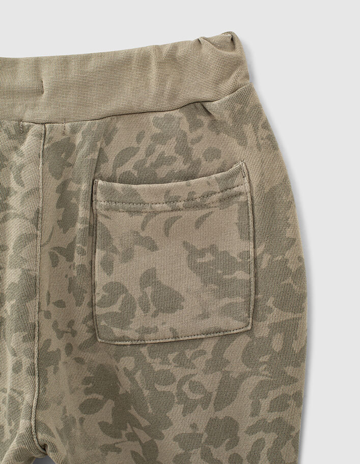Lichtkaki jogging camouflage-bladerenmotief jongens -6