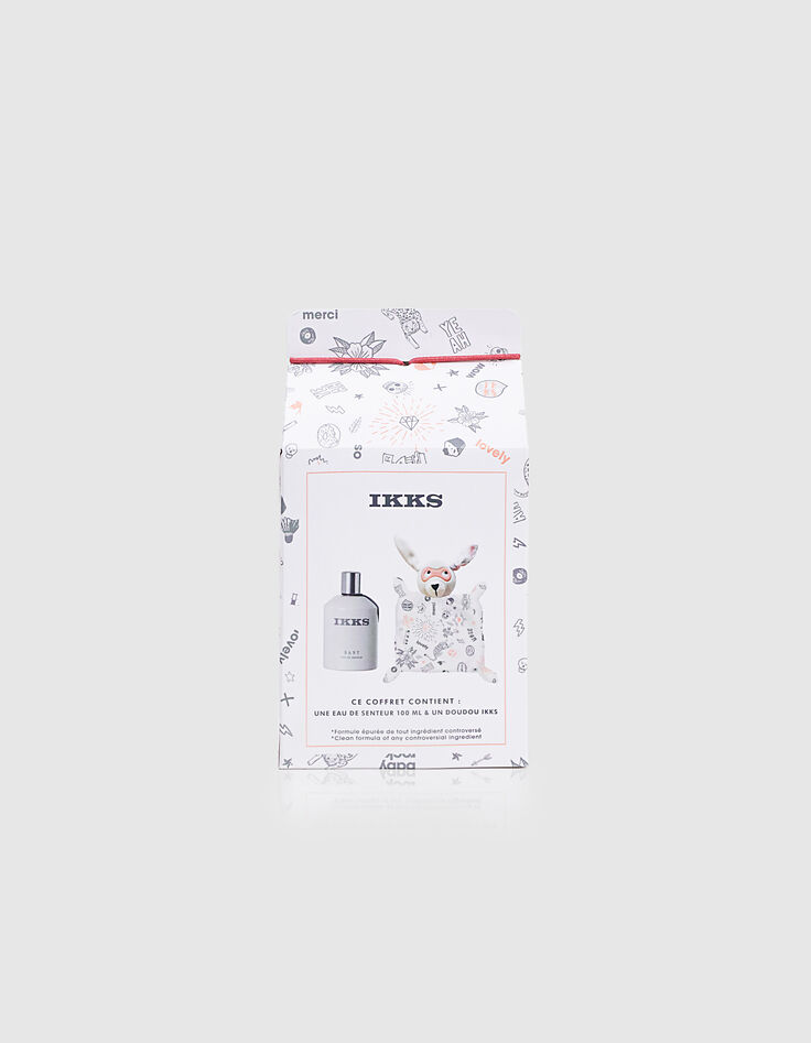 Estuche perfume 100ml Bebe y peluche blanco y rosa-4