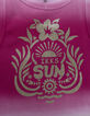 Débardeur rose effet deep dye message pailleté fille-3