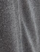 Mittellange Damen-Strickjacke silberfarbenes Lurex-4