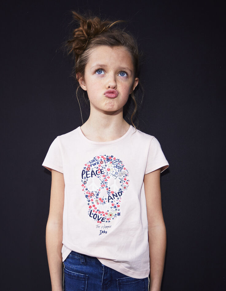 Camiseta Collector rosa The Hippie niña-5
