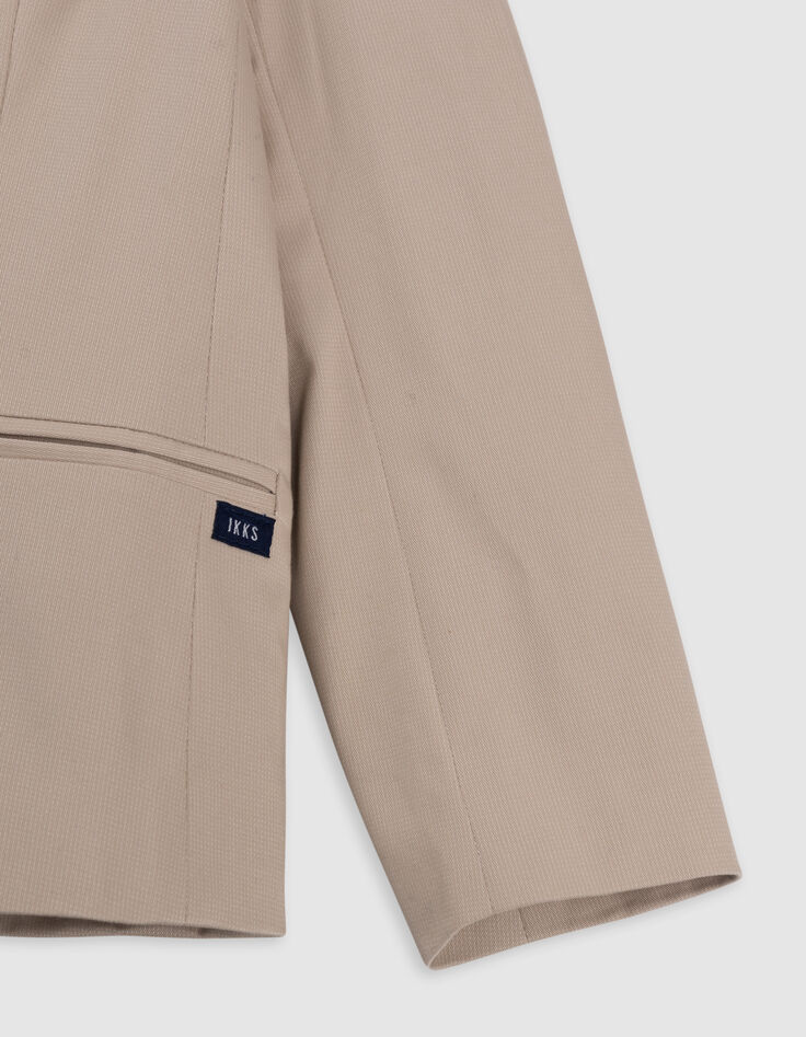 Americana ceremonia beige niño-4
