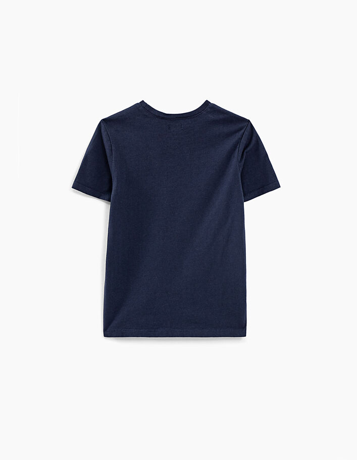 Marineblaues Jungen-T-Shirt mit Surfermotiv  - IKKS