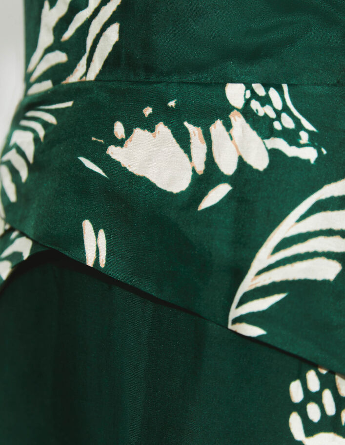 Pure Edition grünes Damenkleid mit freiem Rücken - IKKS