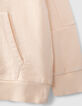 Peach sweater met bouclé letters jongens-5
