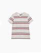 Boys’ grey Je mixe IKKS la nuit striped T-shirt-2