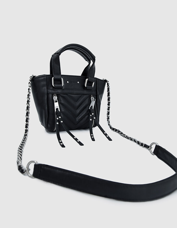 THE NANO 1440 Leather Story tote bag-8