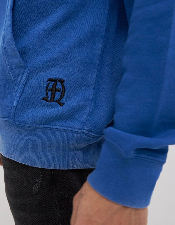 Men’s electric blue hoodie-5
