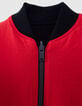 Cardigan r&eacute;versible marine et rouge b&eacute;b&eacute; gar&ccedil;on-7