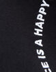 Girls’ black hoodie with white embroidered SMILEYWORLD image-8