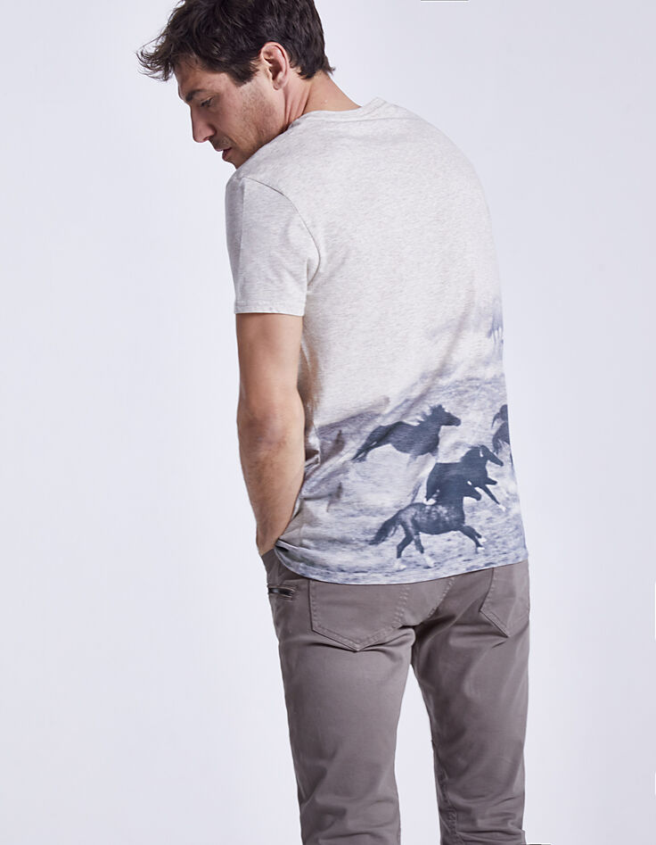 Tee-shirt wild "chevauchée sauvage" Homme-3
