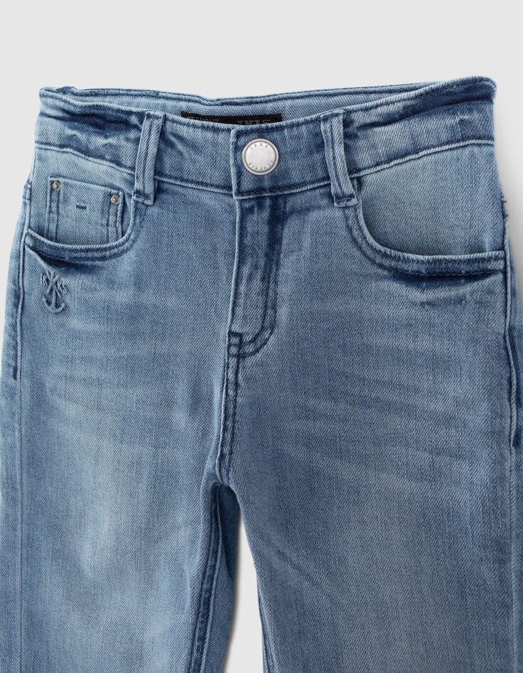 Blaue STRAIGHT-Jungenjeans mit Ankerpr&auml;gung-3
