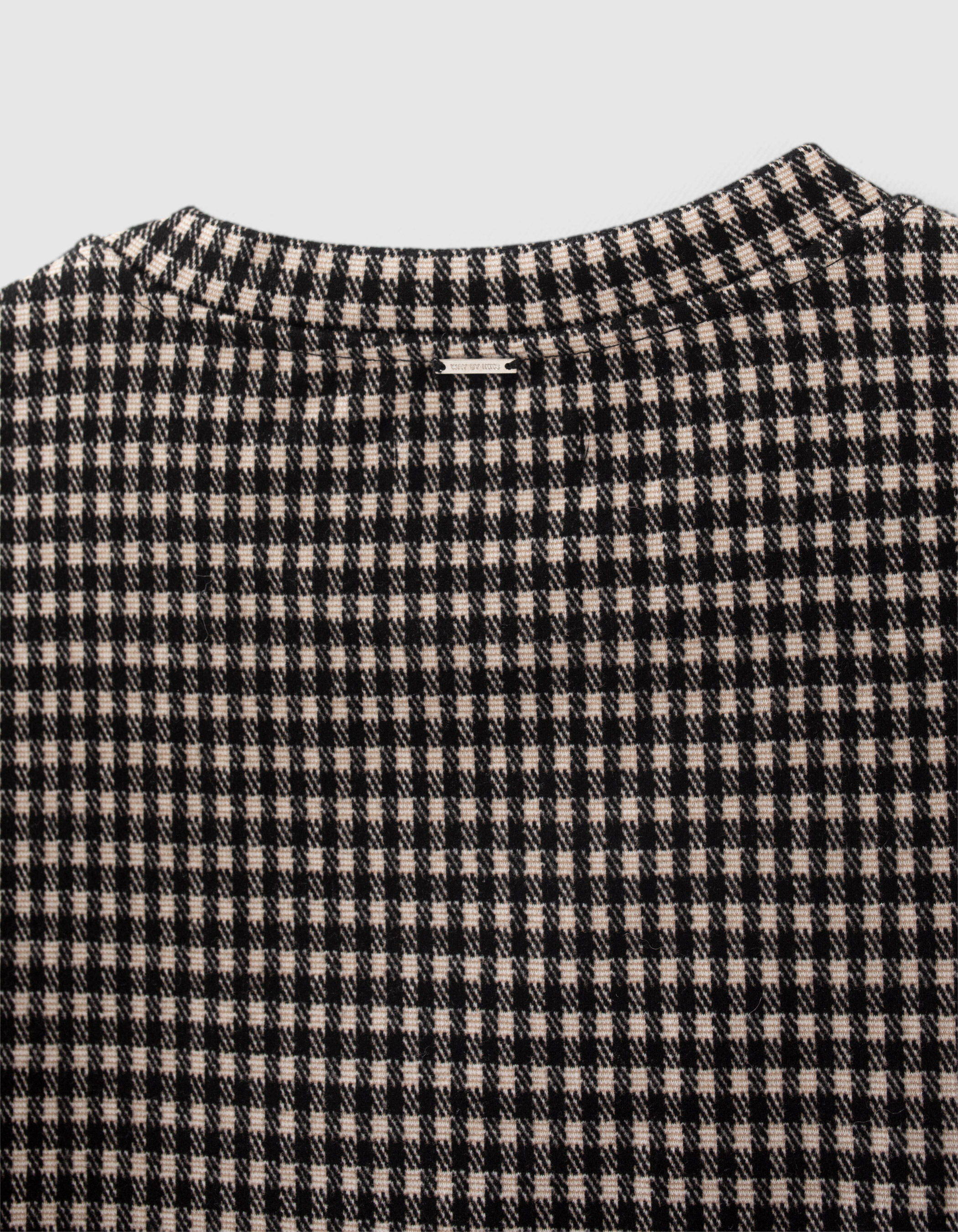Pied de store poule trui beige