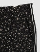 Jogging negro estampado minimalista rock ni&ntilde;a-2