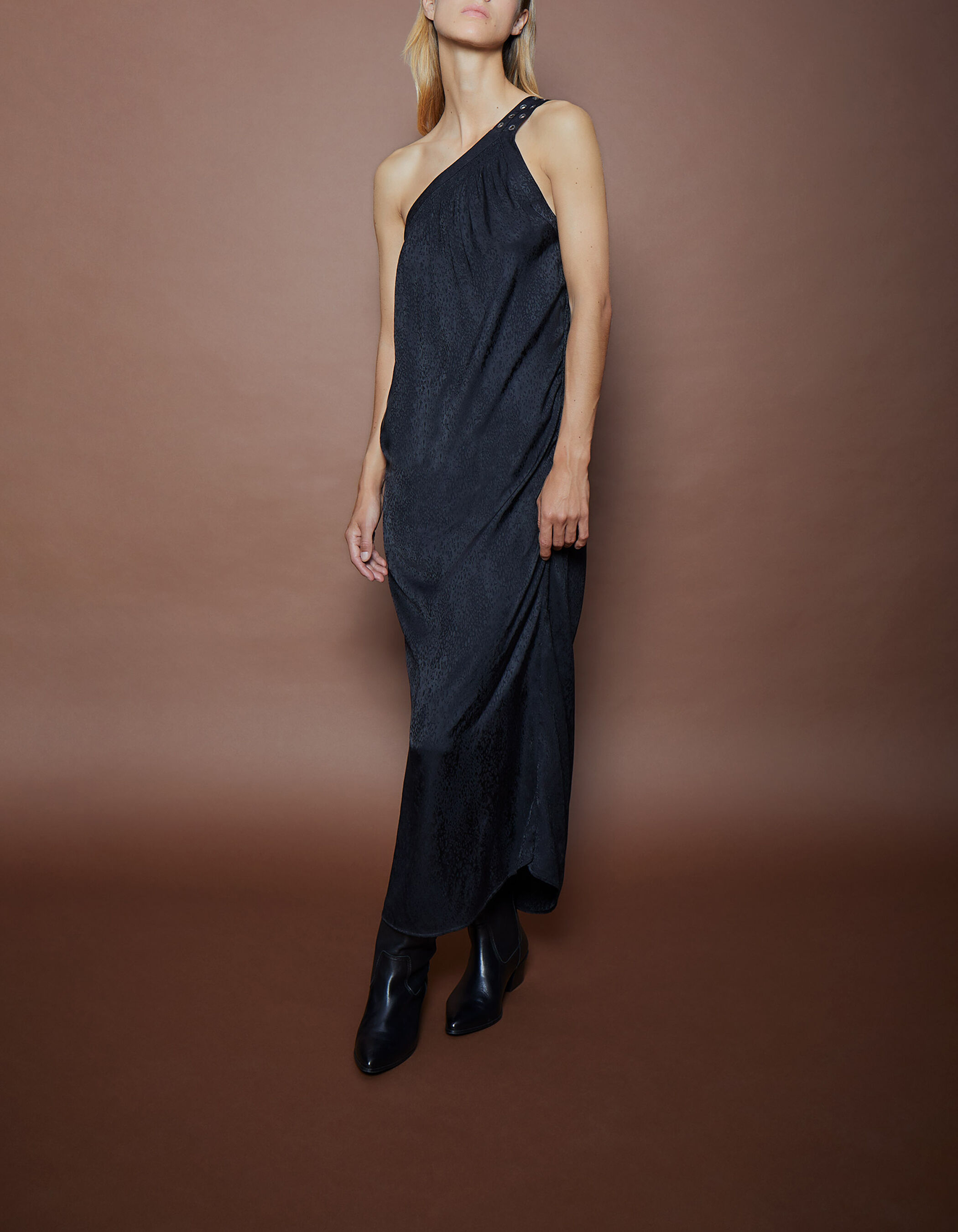 Ikks robe longue clearance noire