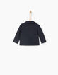 Cardigan marine esprit caban bébé garçon-3