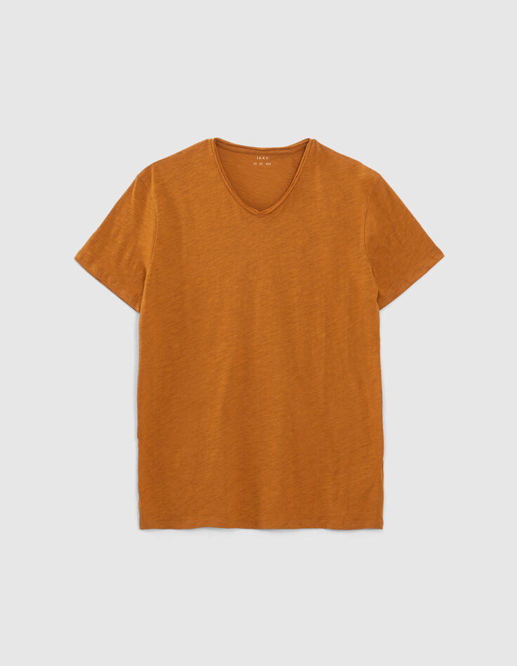 Tee-shirt L'Essentiel &eacute;pice col V Homme-6