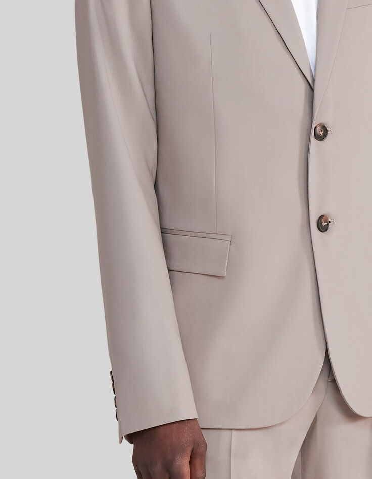 Men’s beige TRAVEL SUIT suit jacket-5
