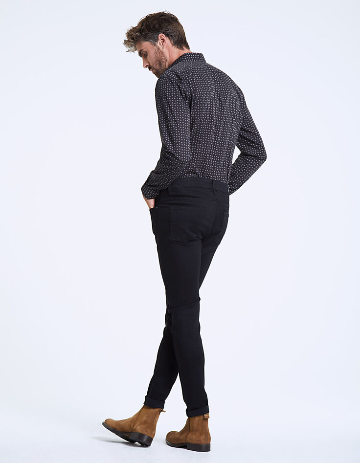 Men’s black skinny jeans-3